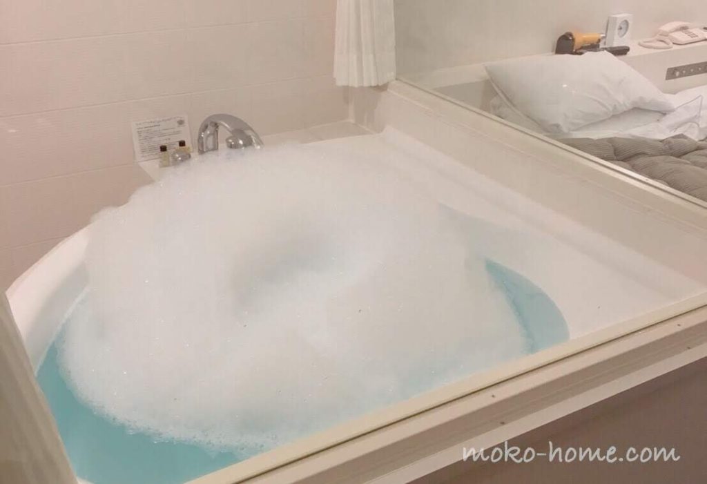 ホテルシーショアリゾートの泡風呂
