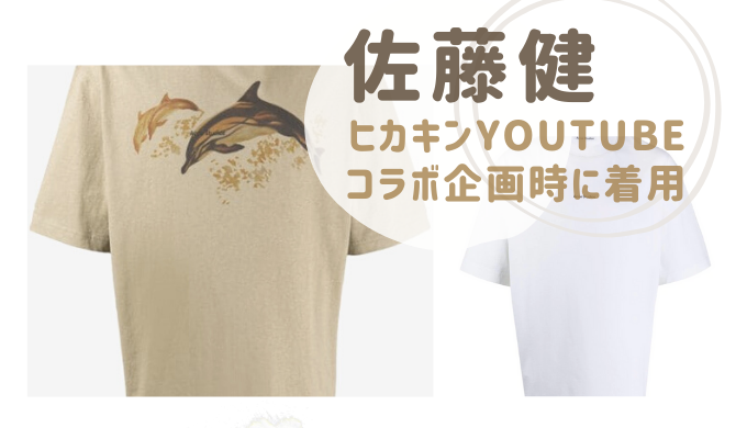 佐藤健イルカtシャツのブランドや値段は ヒカキンコラボyoutubeで着用 暮らしトピ