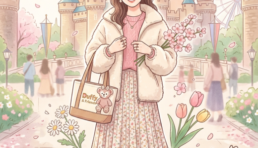 3月ディズニー服装！5℃/14℃は日中暑い？